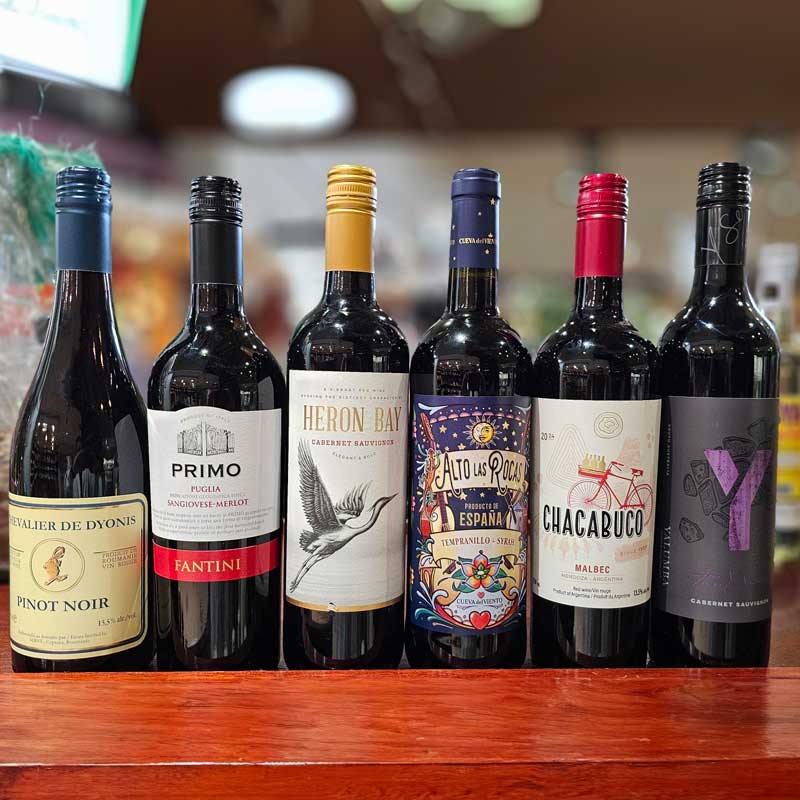 Red wines package