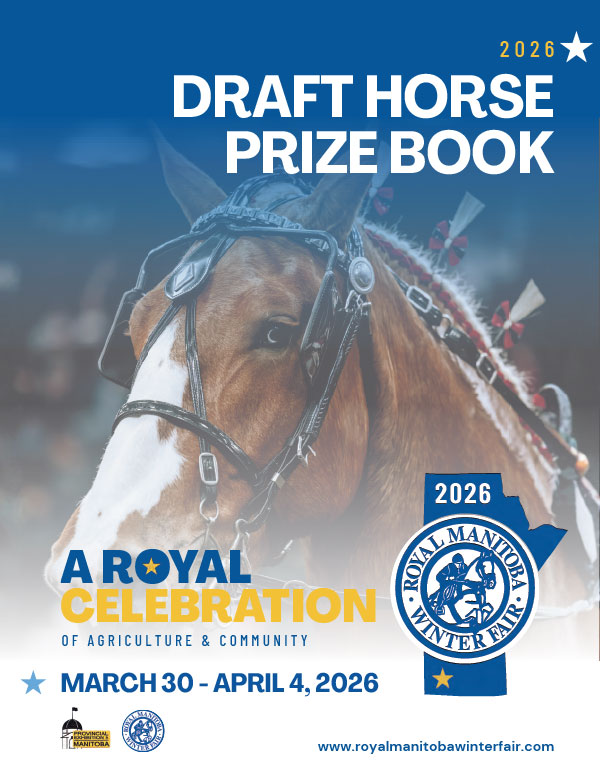 Draft Horse Prize Book - Royal Manitoba Winter Fair 2026