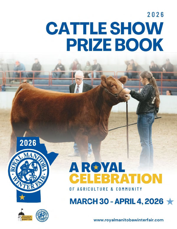 Cattle Show Prize Book - Royal Manitoba Winter Fair 2026